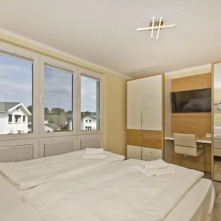 Meeresblickresidenzen Ferienwohnung Nr 65 Mit Sauna- Und Schwimmbadnutzung Im Ahoi Sellin * غورين