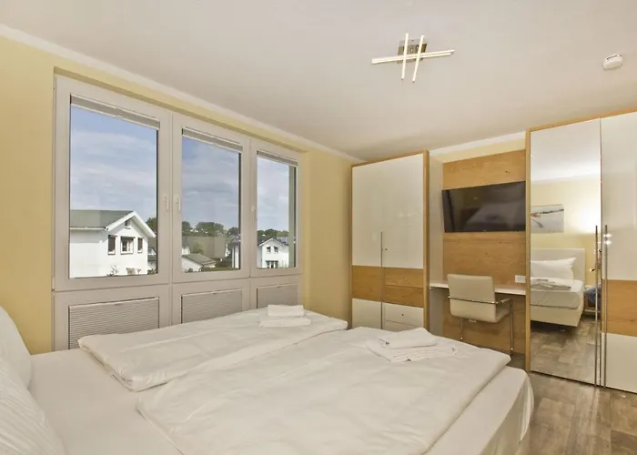 Meeresblickresidenzen Ferienwohnung Nr 65 Mit Sauna- Und Schwimmbadnutzung Im Ahoi Sellin * غورين